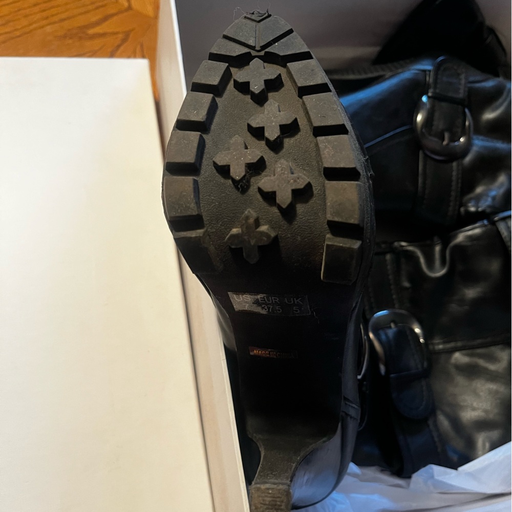 4” High Heeled Boots-  size 7